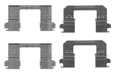 Комплектующие, колодки дискового тормоза BOSCH 1 987 474 461 для NISSAN X-TRAIL