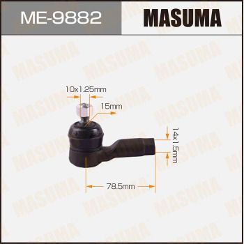MASUMA ME-9882 Наконечник рулевой тяги  для MITSUBISHI ASX (Митсубиши Асx)