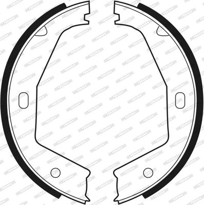 BREMSBACKENSATZ FESTSTELLBREMSE FERODO FSB292 2