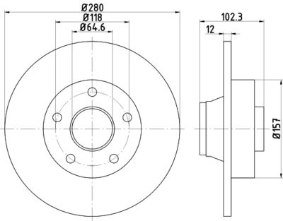 Brake Disc 92131600