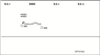 SISTEM DE ESAPAMENT WALKER OPT07322