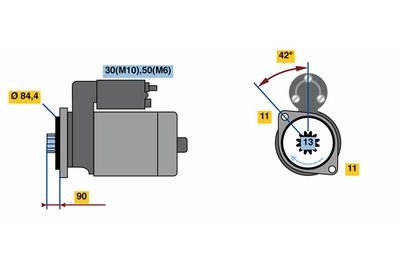 STARTER BOSCH 0001260002