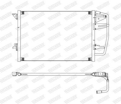CONDENSATOR CLIMATIZARE WALKER WCD00012 7