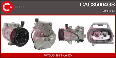 CASCO CAC85004GS Компрессор кондиционера  для MITSUBISHI COLT VI (Z3_A, Z2_A) 1.3 LPG
