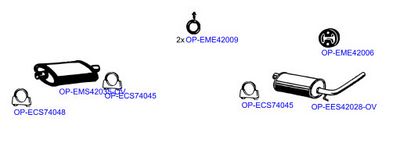 Изпускателна система OPTIMAL OP-EXSRN268