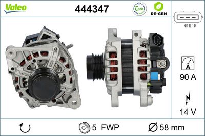 GENERATOR / ALTERNATOR VALEO 444347