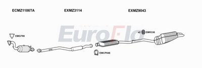 Układ wydechowy EUROFLO MZC18183015A00