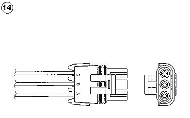 Лямбда-зонд NGK 1861 для OPEL KADETT