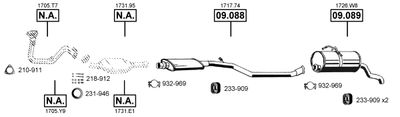 Układ wydechowy ASMET CI090215