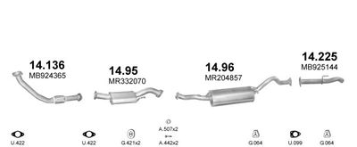SISTEM DE ESAPAMENT POLMO POLMO02121