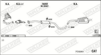 Изпускателна система WALKER FO30861