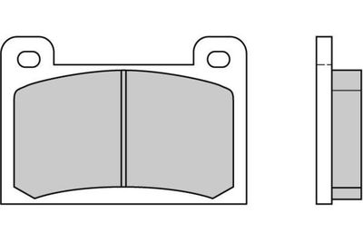 Комплект тормозных колодок, дисковый тормоз E.T.F. 12-0354 для SKODA 130