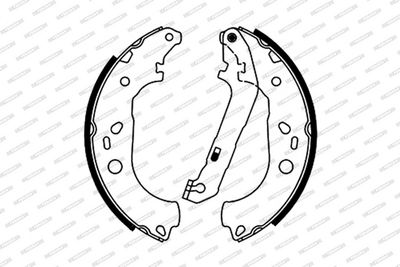 BREMSBACKENSATZ FERODO FSB687 1