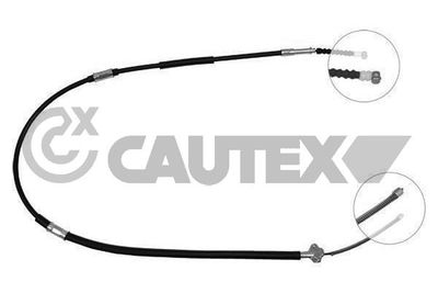 Тросик, cтояночный тормоз CAUTEX 762818 для TOYOTA STARLET