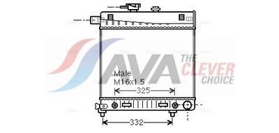 радиатор, охлаждане на двигателя AVA Clever Choice MSA2150