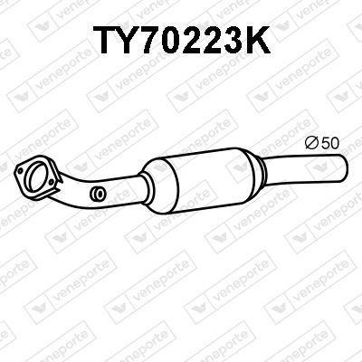 VENEPORTE TY70223K Катализатор для TOYOTA C-HR (_X1_) 1.8 Hybrid (ZYX10_, ZYX11_) VENEPORTE TY70223K Катализатор для TOYOTA C-HR (_X1_) 1.8 Hybrid (ZYX10_, ZYX11_)