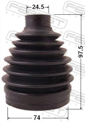 Bellow, drive shaft 0417P-CY2