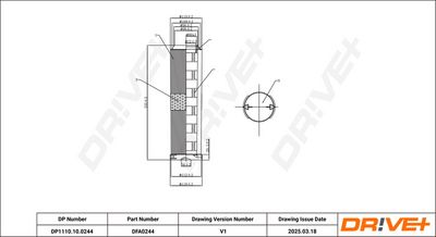 LUFTFILTER DR!VE+ DP1110100244 0