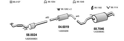 SISTEM DE ESAPAMENT ASSO ART2267