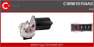 CASCO CWM10154AS Двигатель стеклоочистителя для AUDI A6 C5 Avant (4B5)