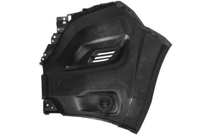 Bumper hoek Voor Rechts (zwart, TÜV) past: CITROEN JUMPER III  FIAT DUCATO  PEUGEOT BOXER 06.14-12.17