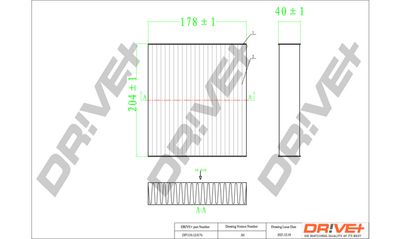 Dr!ve+ DP1110.12.0176 Фильтр салона  для SMART ROADSTER (Смарт Роадстер)