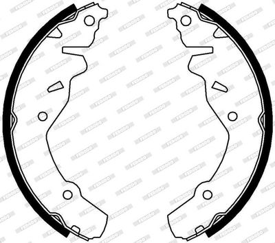 SET SABOTI FRANA FERODO FSB654