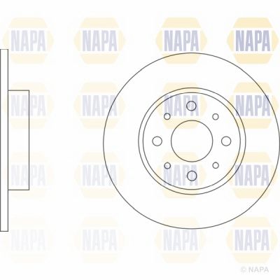 Brake Disc NAPA NBD5371