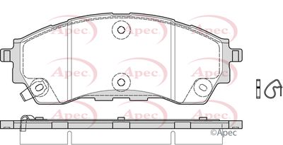 Brake Pad Set APEC PAD2343