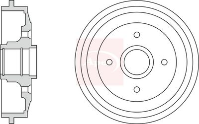 APEC Brake Drum DRM9986