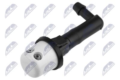 Plovimo skysčio purkštukas, priekinis langas