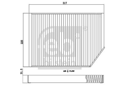 FILTER INNENRAUMLUFT FEBI BILSTEIN 174437 2
