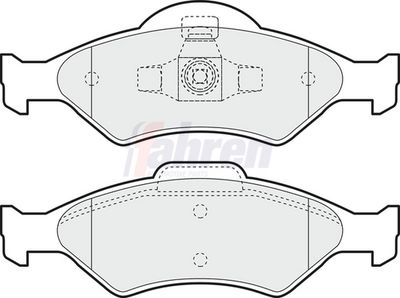 Fahren Brake Pad Set, disc brake FBP3047