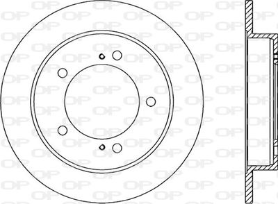 OPEN PARTS BDA1504.10 Тормозные диски  для SUZUKI VITARA Cabrio (ET, TA) 1.6 i 16V (TA02, SE416)