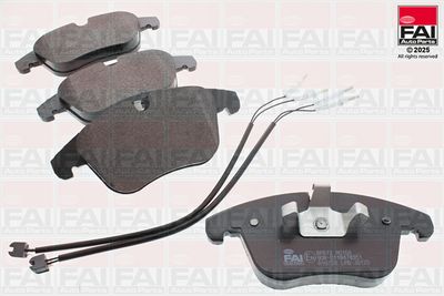 Zestaw klocków hamulcowych, hamulce tarczowe FAI AUTOPARTS BP672