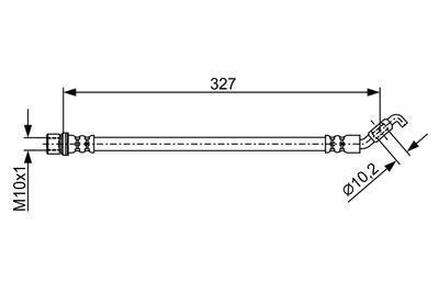 BREMSSCHLAUCH BOSCH 1987481903 4