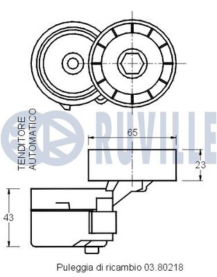 INTINZATOR CUREA CUREA DISTRIBUTIE RUVILLE 541072 1