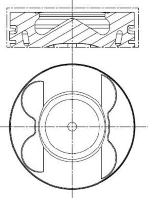 Kolv MAHLE 001 PI 00178 000