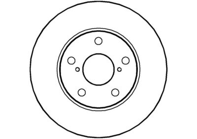 NATIONAL NBD695 Тормозные диски для TOYOTA MR2 II (SW2_) 2.0 16V (SW20_)