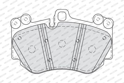 BREMSBELAGSATZ SCHEIBENBREMSE FERODO FDB4056 1