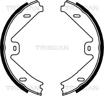 Комплект тормозных колодок TRISCAN 8100 23033 для MERCEDES-BENZ E-CLASS