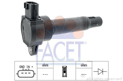 Катушка зажигания FACET 9.6403 для SMART FORTWO