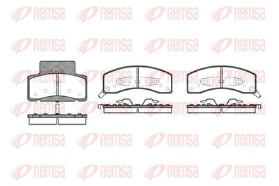 Brake pad set, disc brake