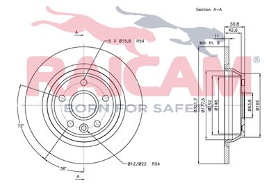 DISC FRANA RAICAM RD00271 2