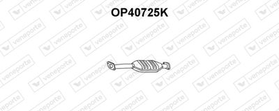 Катализатор VENEPORTE OP40725K для OPEL CALIBRA