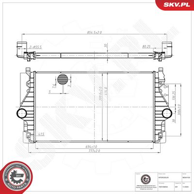 Chladič turba ESEN SKV 98SKV159