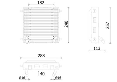 RADIATOR ULEI ULEI MOTOR MAHLE CLC289000P 9