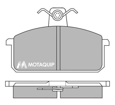 Комплект тормозных колодок, дисковый тормоз MOTAQUIP LVXL278 для SAAB 600