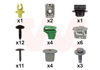 Монтажен комплект, броня VAN WEZEL 3805794
