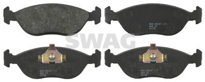 комплект спирачно феродо, дискови спирачки SWAG 55 91 6470